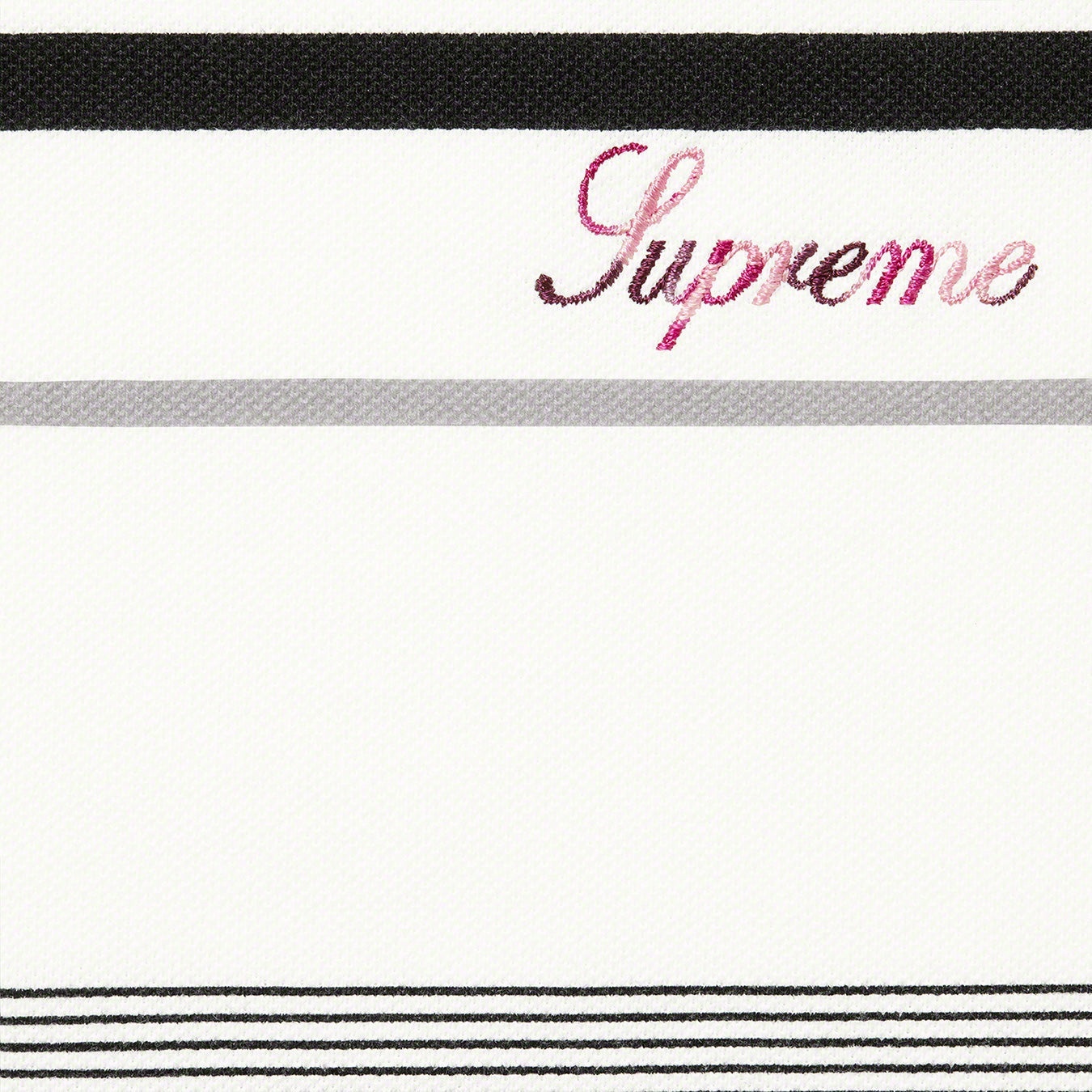 Supreme/Bernadette Corporation Pique Soccer Top view 13